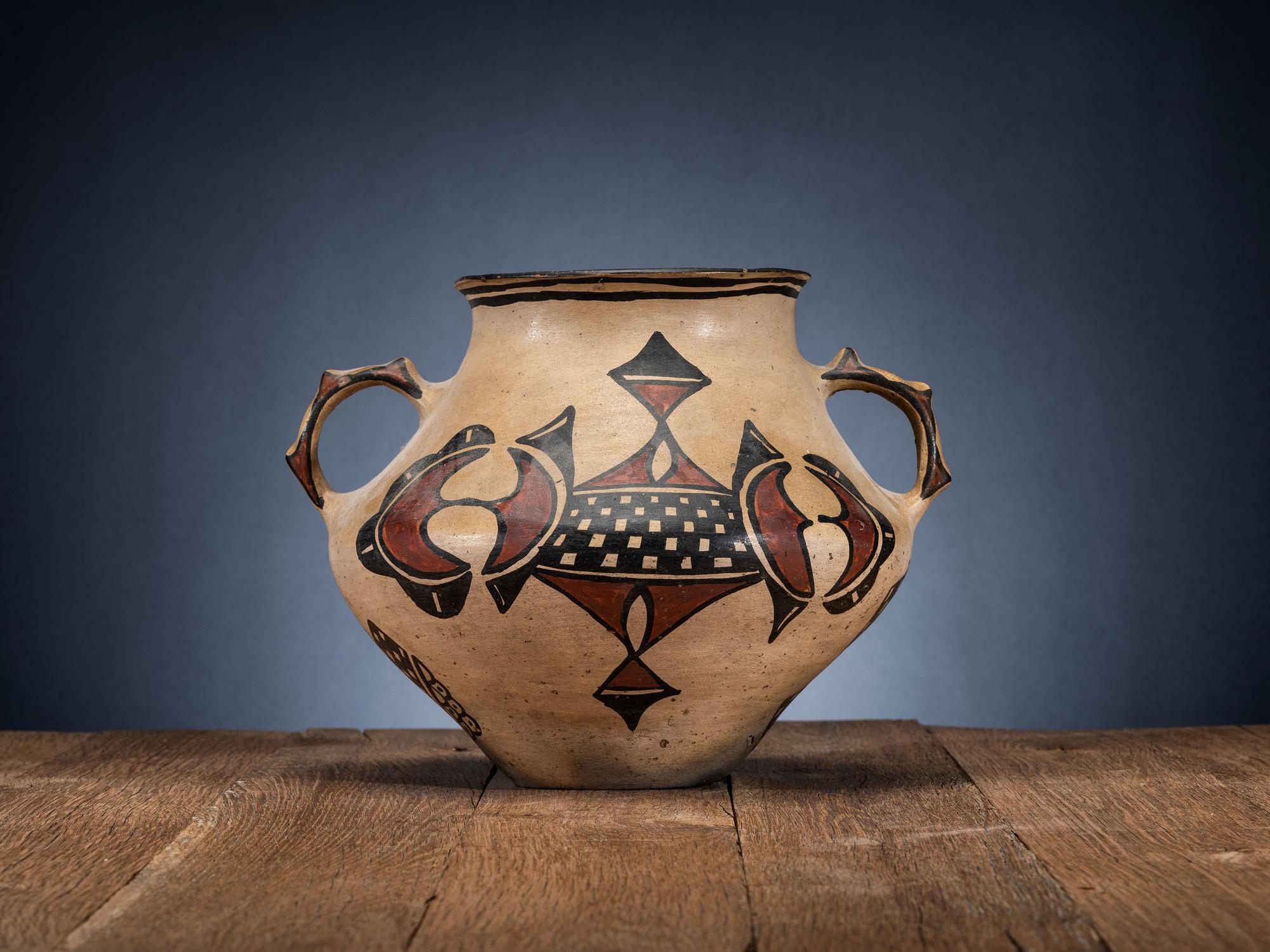 Tunyo Polychrome, San Ildefonso Pottery Jar