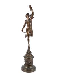 A Pair of Sculptures of Mercury and Psyche