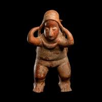 A Colima Terracotta Cup Bearer