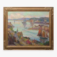 Fern Isabel Coppedge (American, 1883–1951) Harbor After Glow