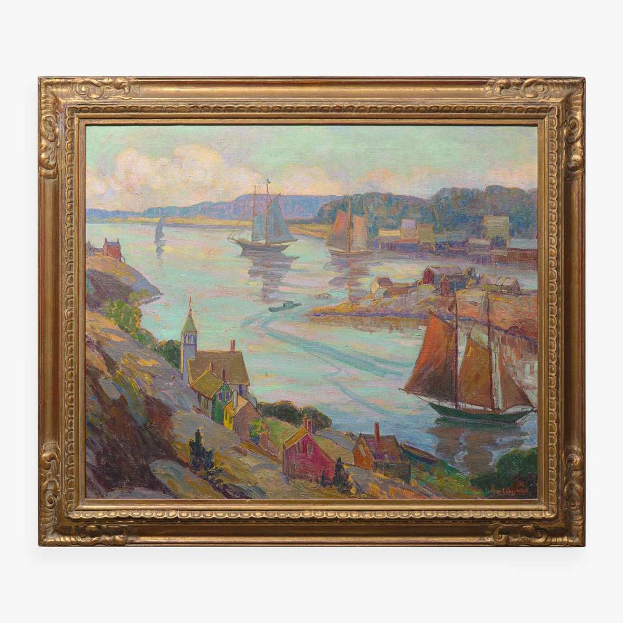 Fern Isabel Coppedge (American, 1883–1951) Harbor After Glow