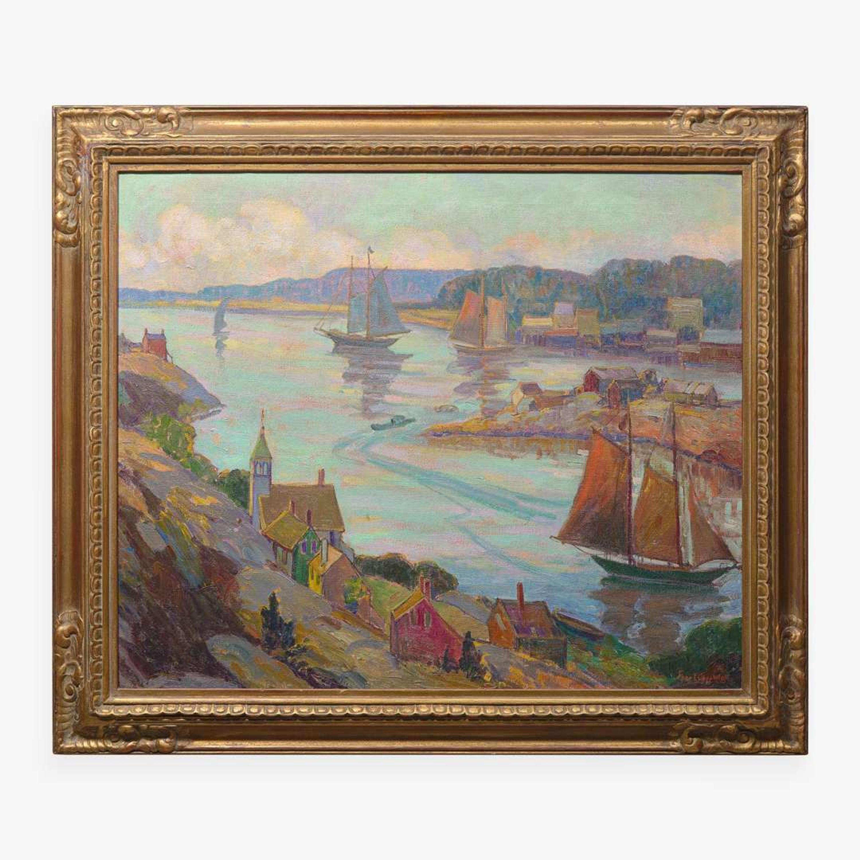 Fern Isabel Coppedge (American, 1883–1951) Harbor After Glow