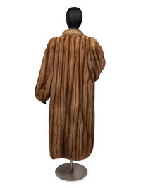 Golden Sable Fur Coat, 1990-2000s