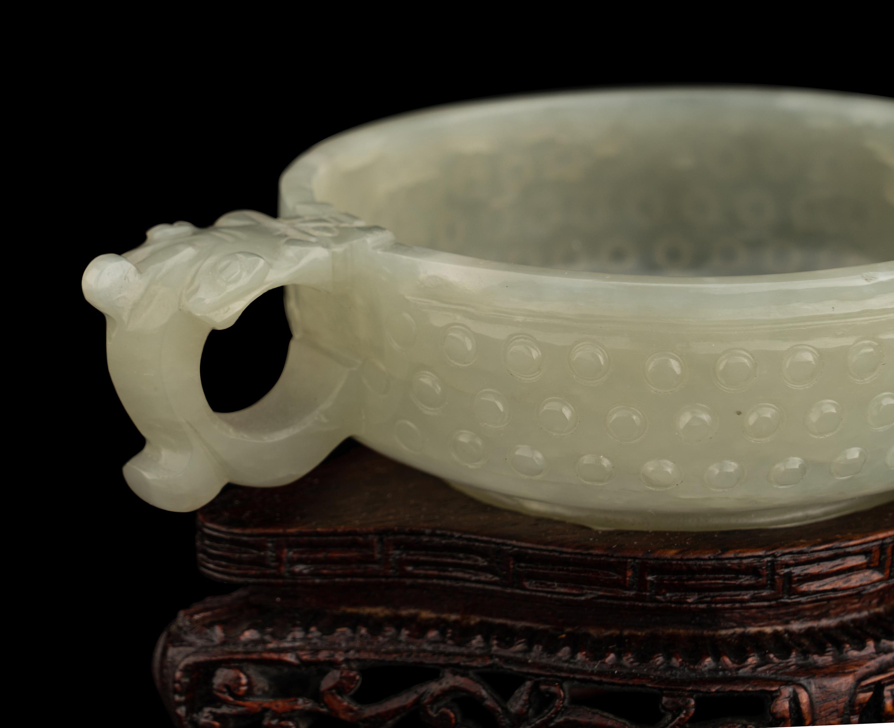 Two Carved Jade Articles