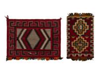 Navajo Germantown Sampler and Sunday Saddle Blanket Weaving / Rugs