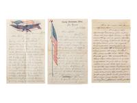 [CIVIL WAR]. Moore family letter archive related to the establishment of Camp Dennison, Ohio, and Private William B. Moore, 12th Ohio Volunteer Infantry.
