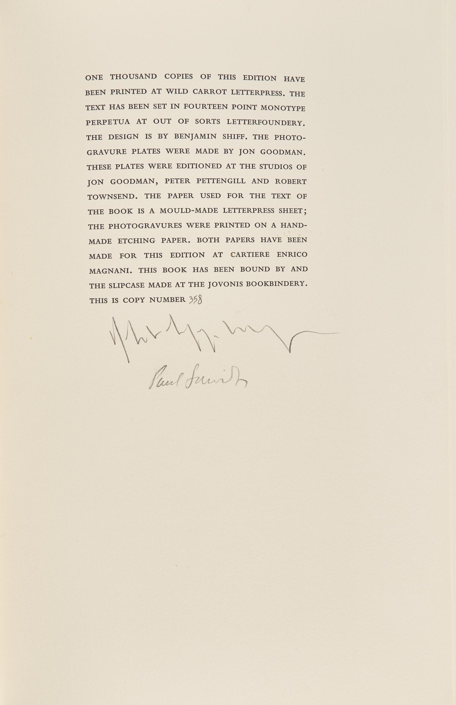 [Art] [Mapplethorpe, Robert] Rimbaud, Arthur. A Season in Hell