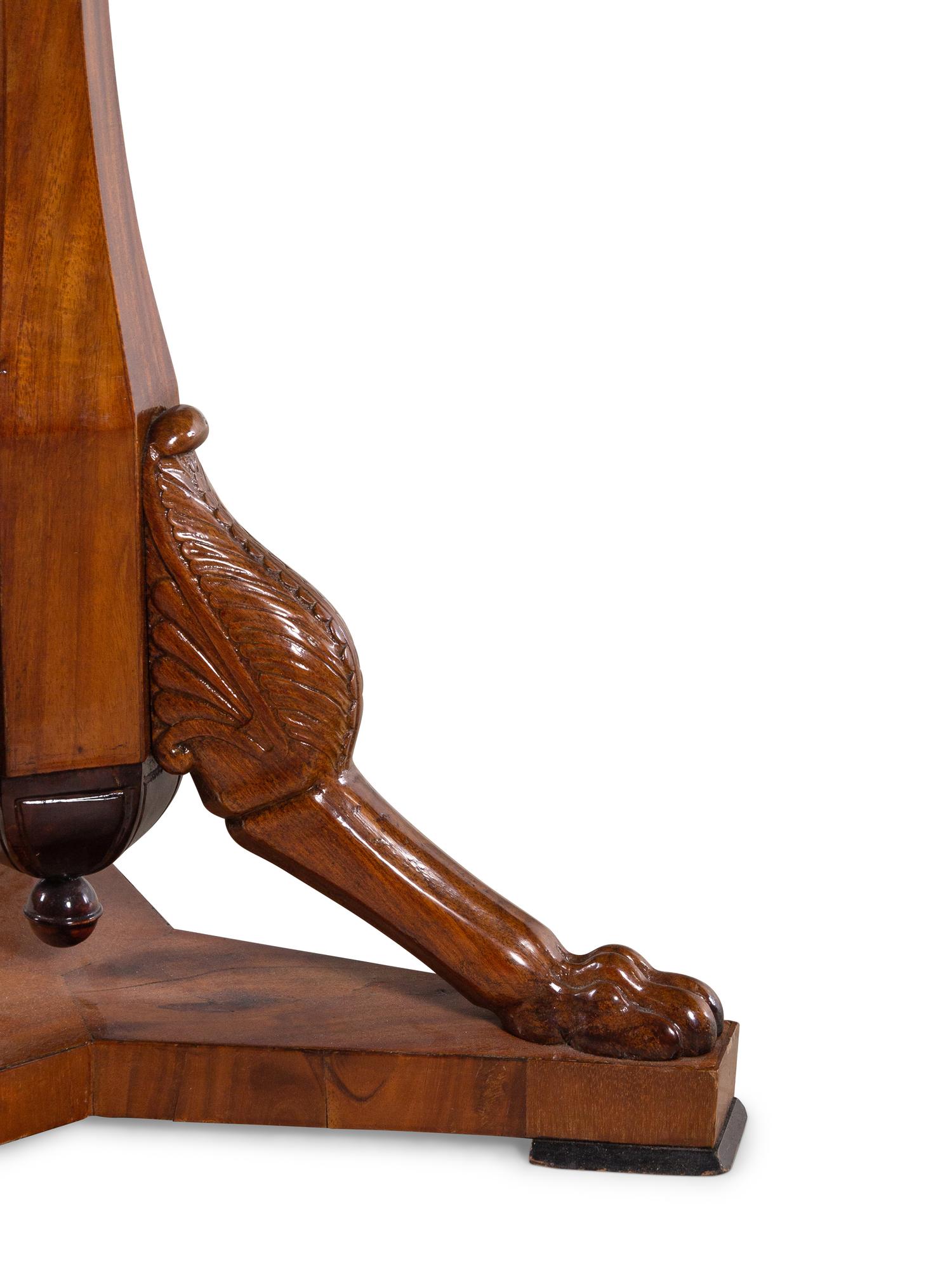 A Northern European Mahogany Pedestal Table