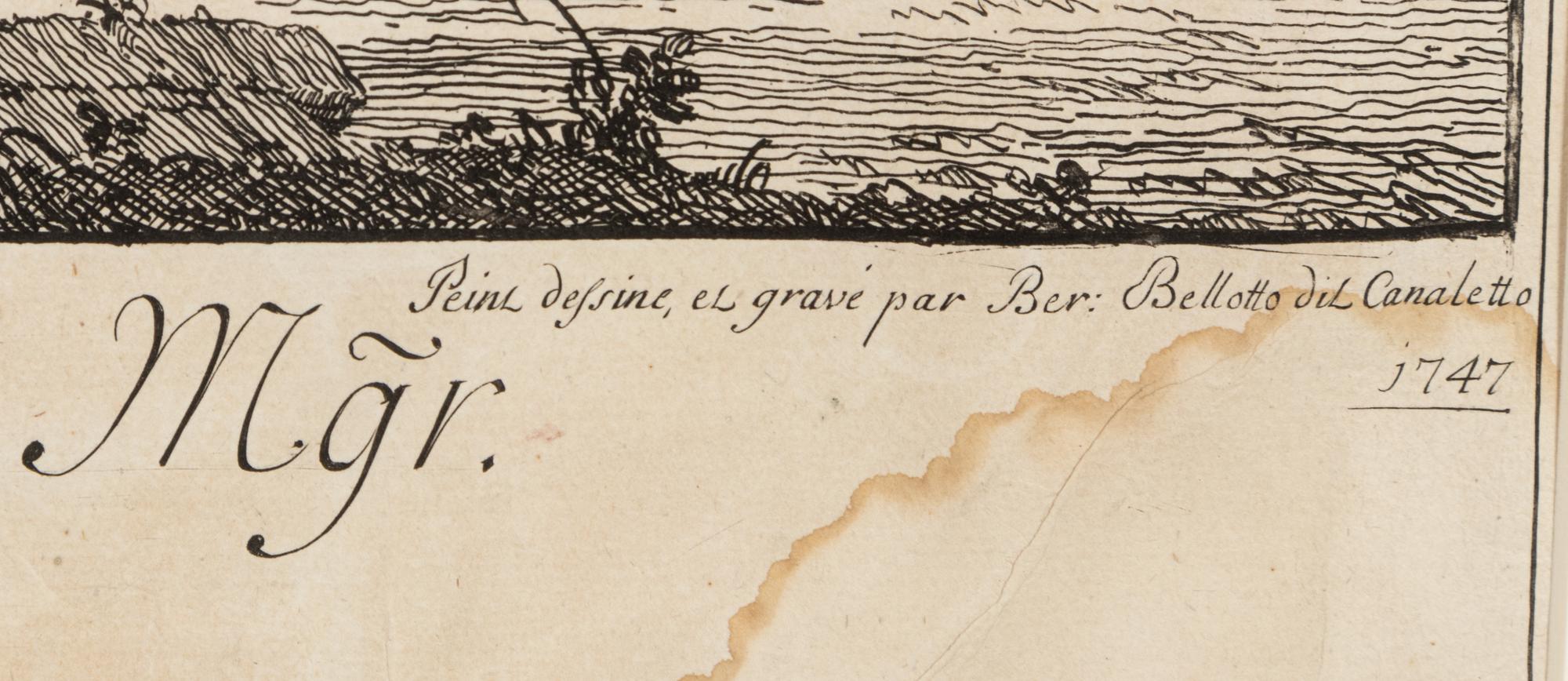 Perspective de la galerie et du Jardin de son Excellence Monseigneur le Comte de Brühl