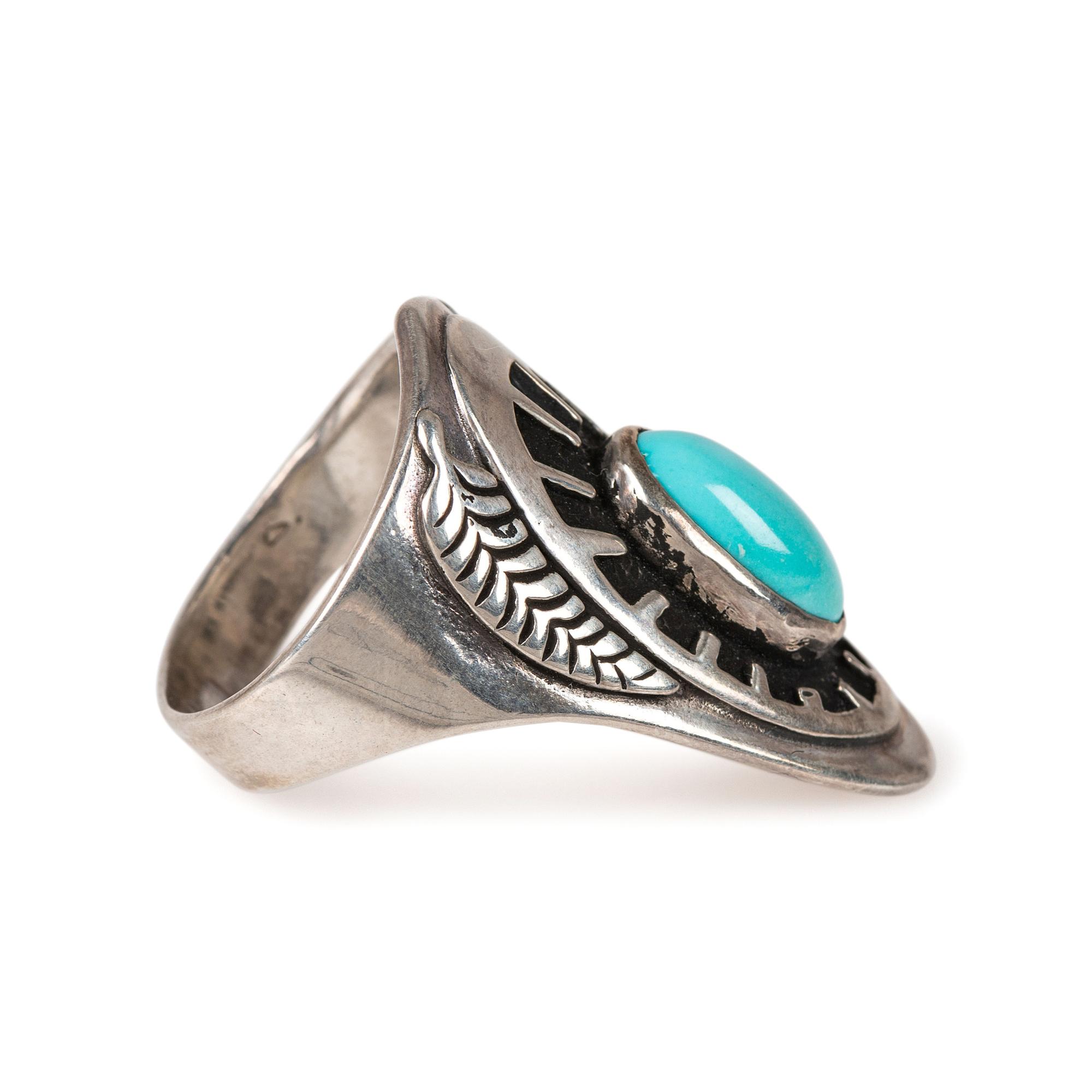 Sterling Silver and Turquoise Ring