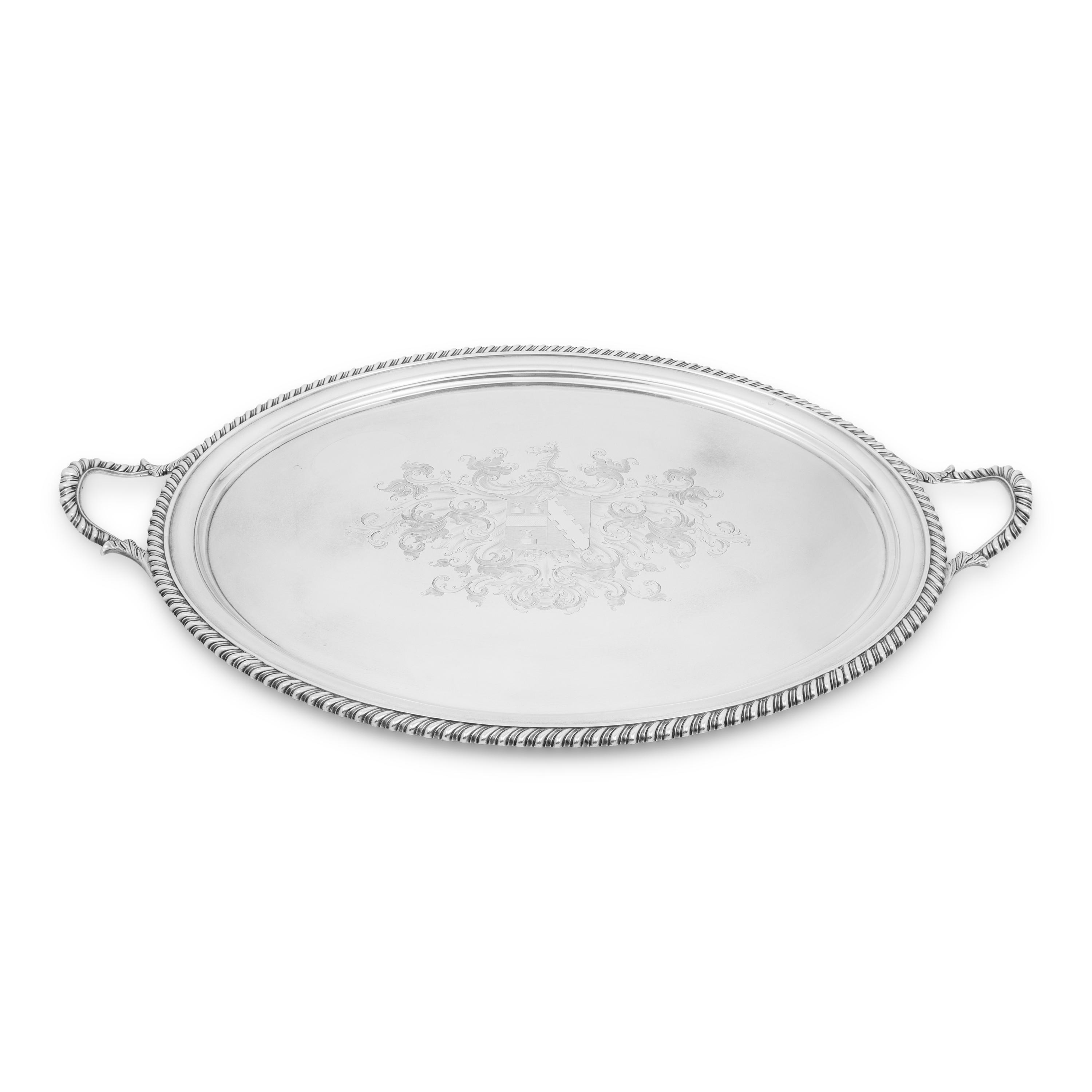 A Large George III Silver Tray