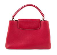 Louis Vuitton Red Taurillon Capucines MM Handbag, 14" x 9" x 5.5"; Handle drop: 5".
