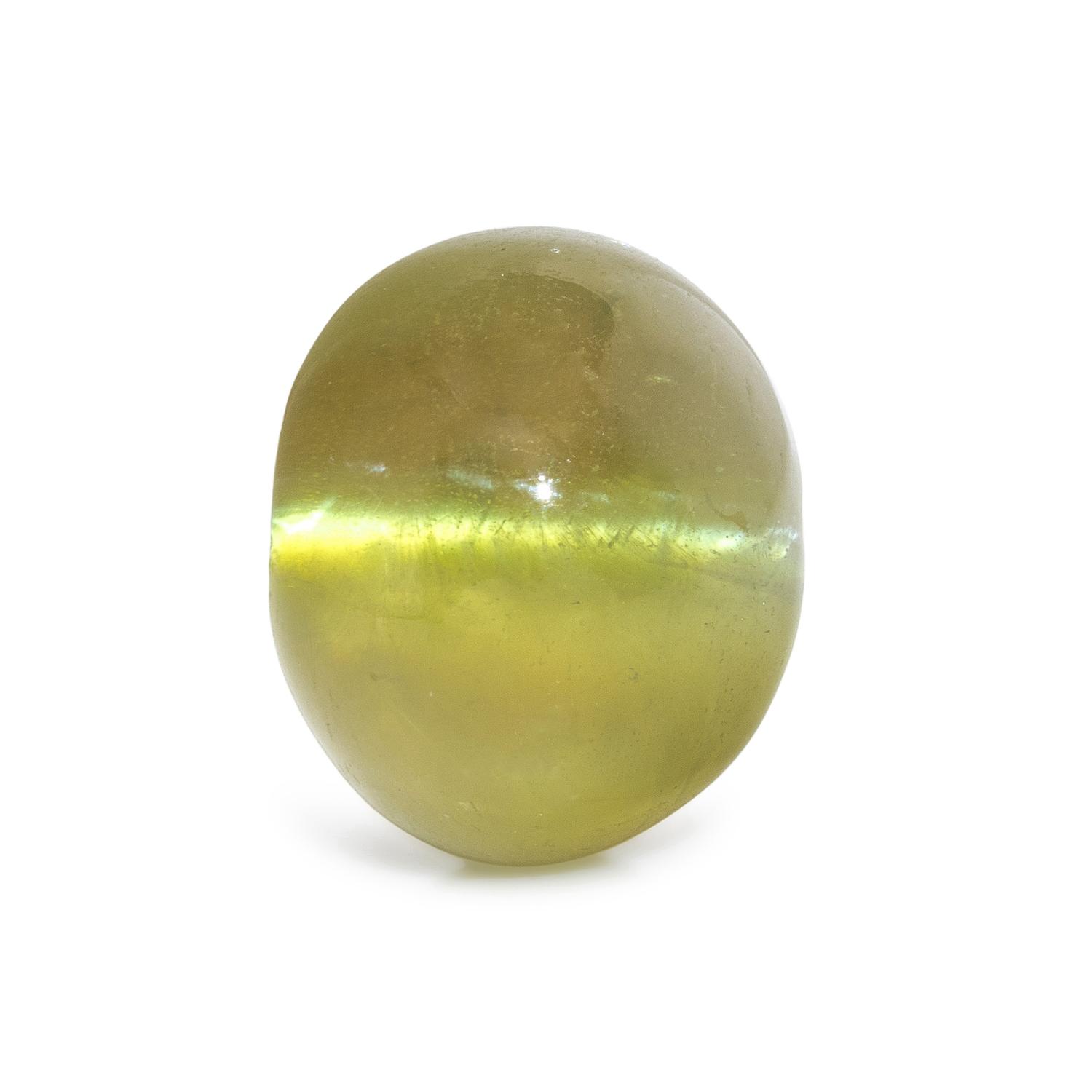 6.48 CARAT CABOCHON CAT'S EYE CHRYSOBERYL