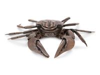 A Japanese Silver Articulated Model of a Crab