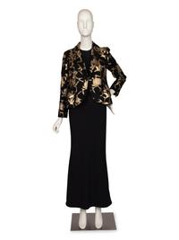 Christian Dior Haute Couture Gold and Black Dress and Jacket, Spring/Summer 2006