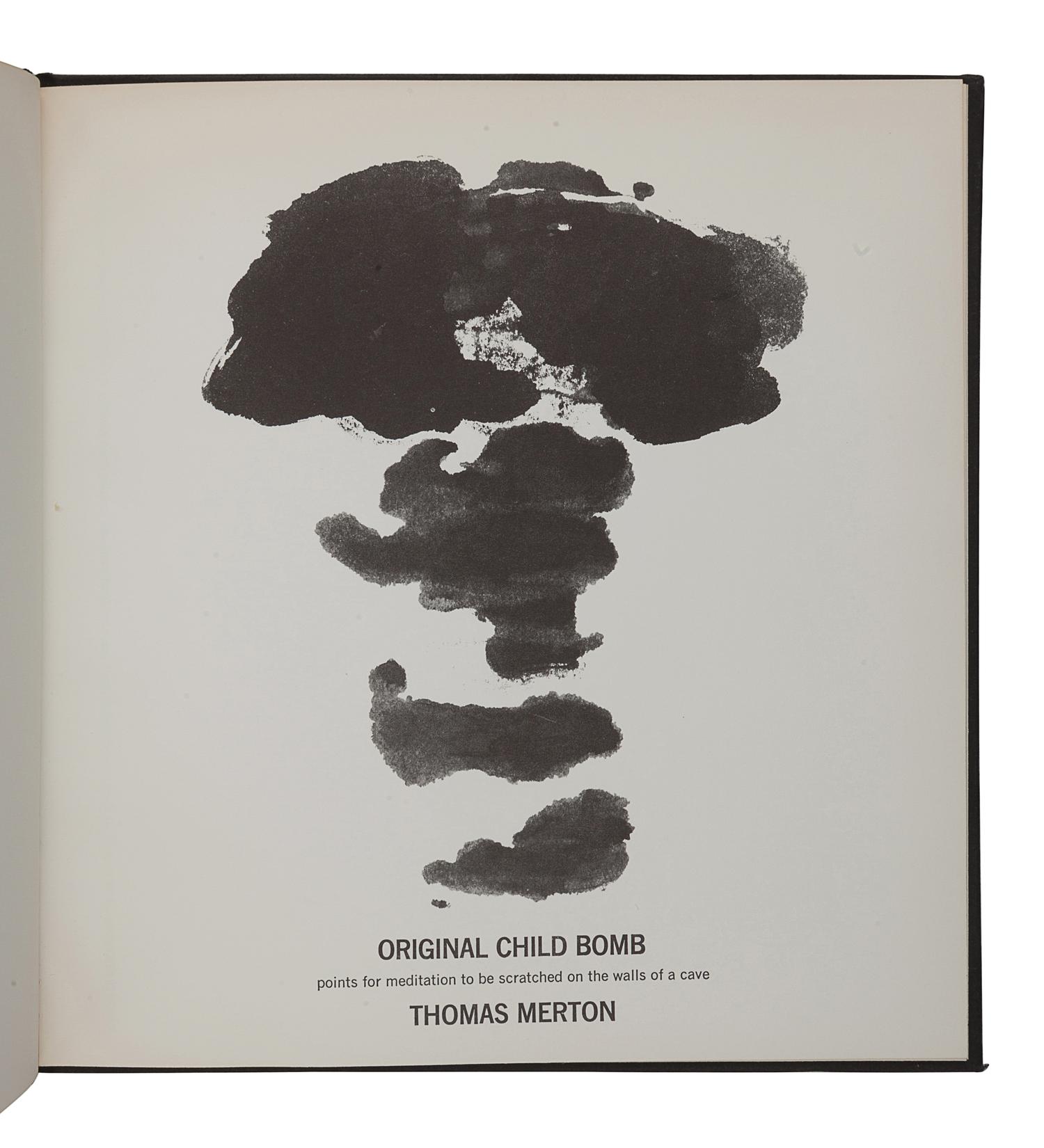 MERTON, Thomas (1915-1968). Original Child Bomb . Norfolk, CT: New Directions, 1991.