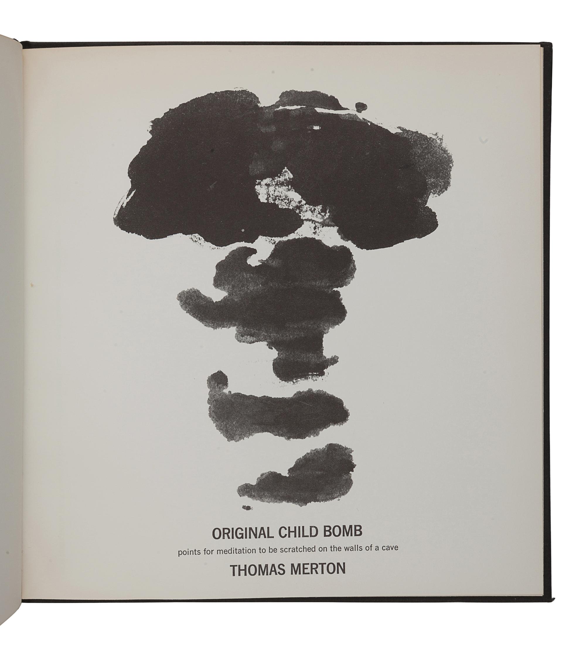 MERTON, Thomas (1915-1968). Original Child Bomb . Norfolk, CT: New Directions, 1991.