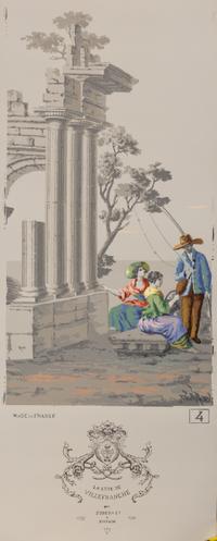 A Complete Set of Fourteen Zuber et Cie. La Cote de Villefranche Wallpaper Panels