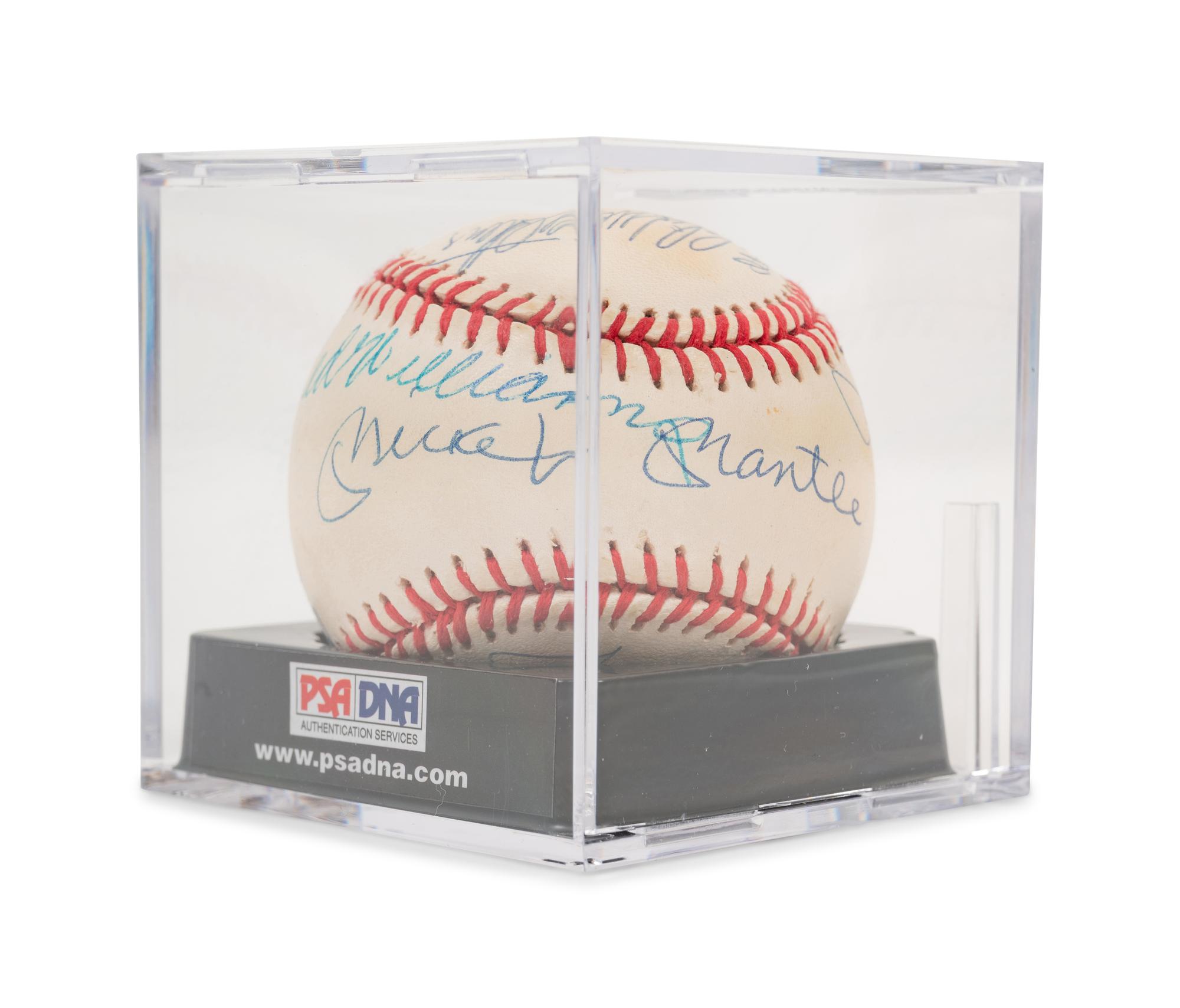 A 1980s 500 Home Run Club Signed Autograph Baseball Featuring 11 Autographs (PSA Authentic)