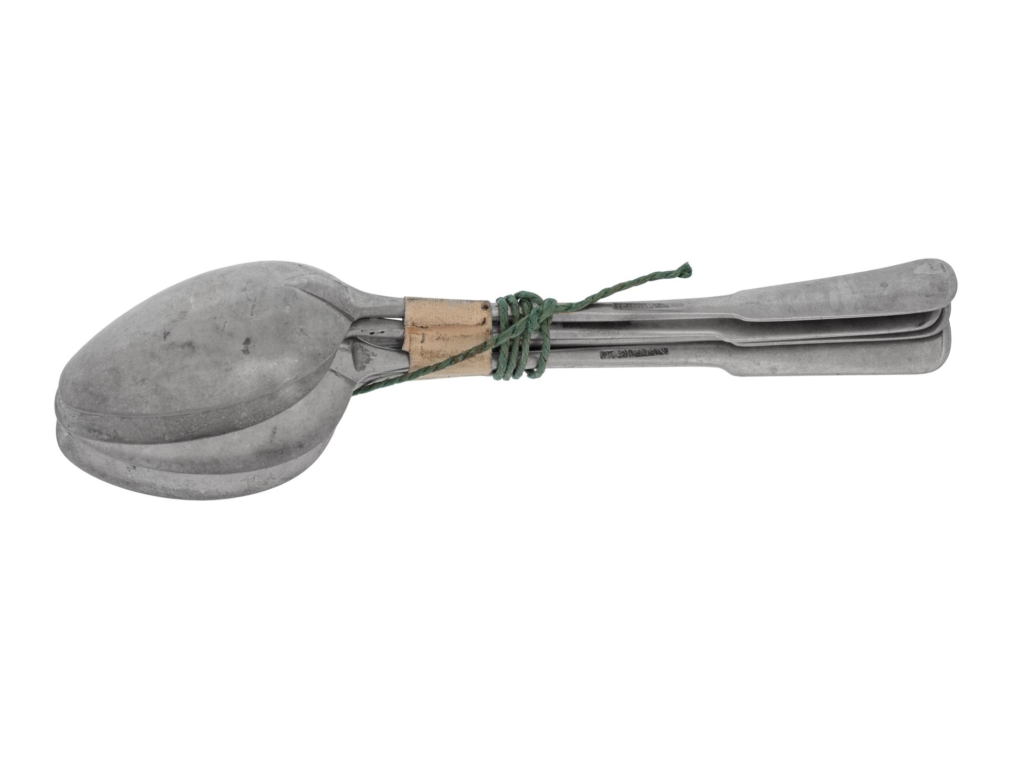 A Set of Five American Silver Table Spoons