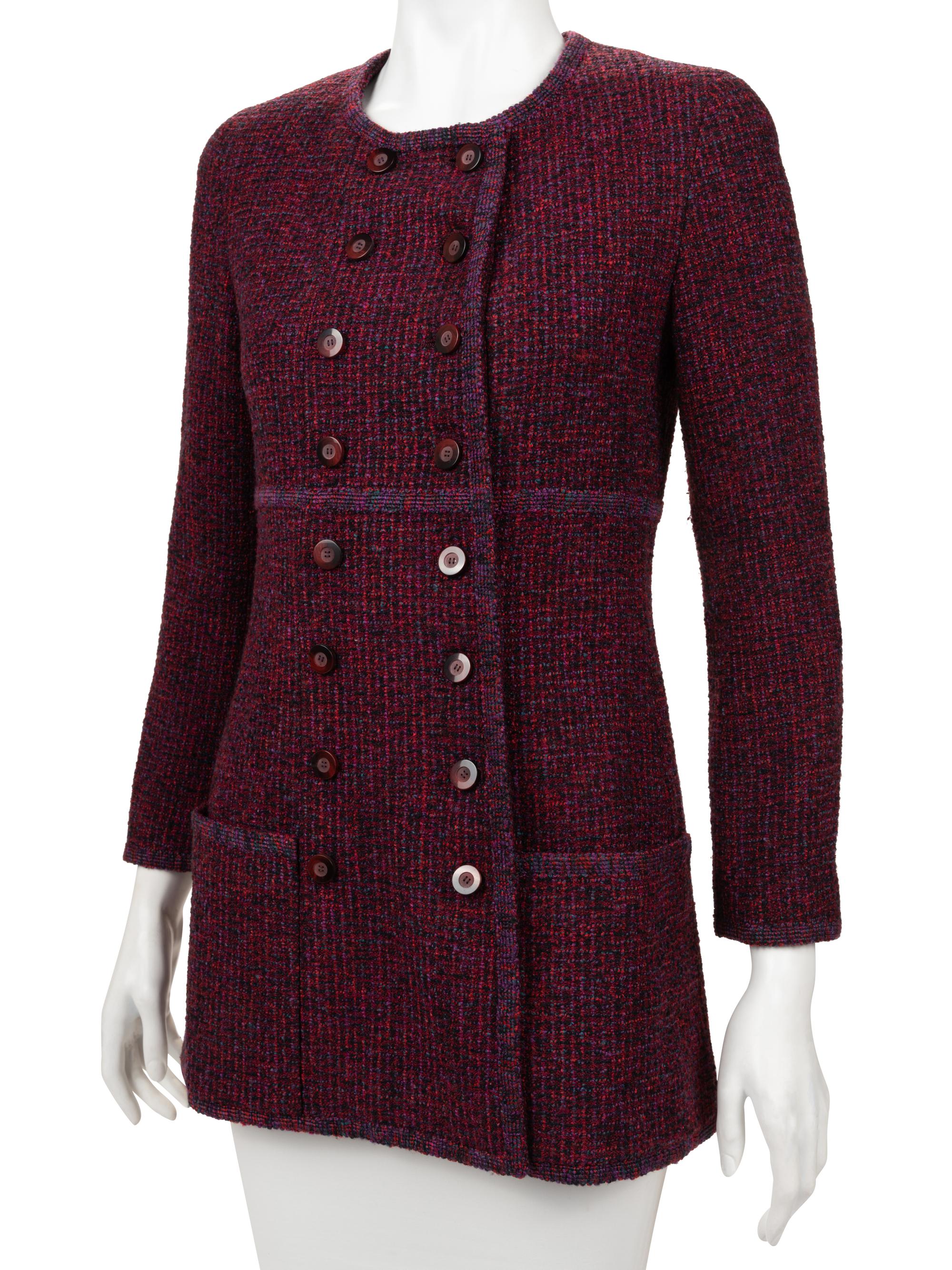 Chanel Wool Double Breasted Jacket, Fall 1993