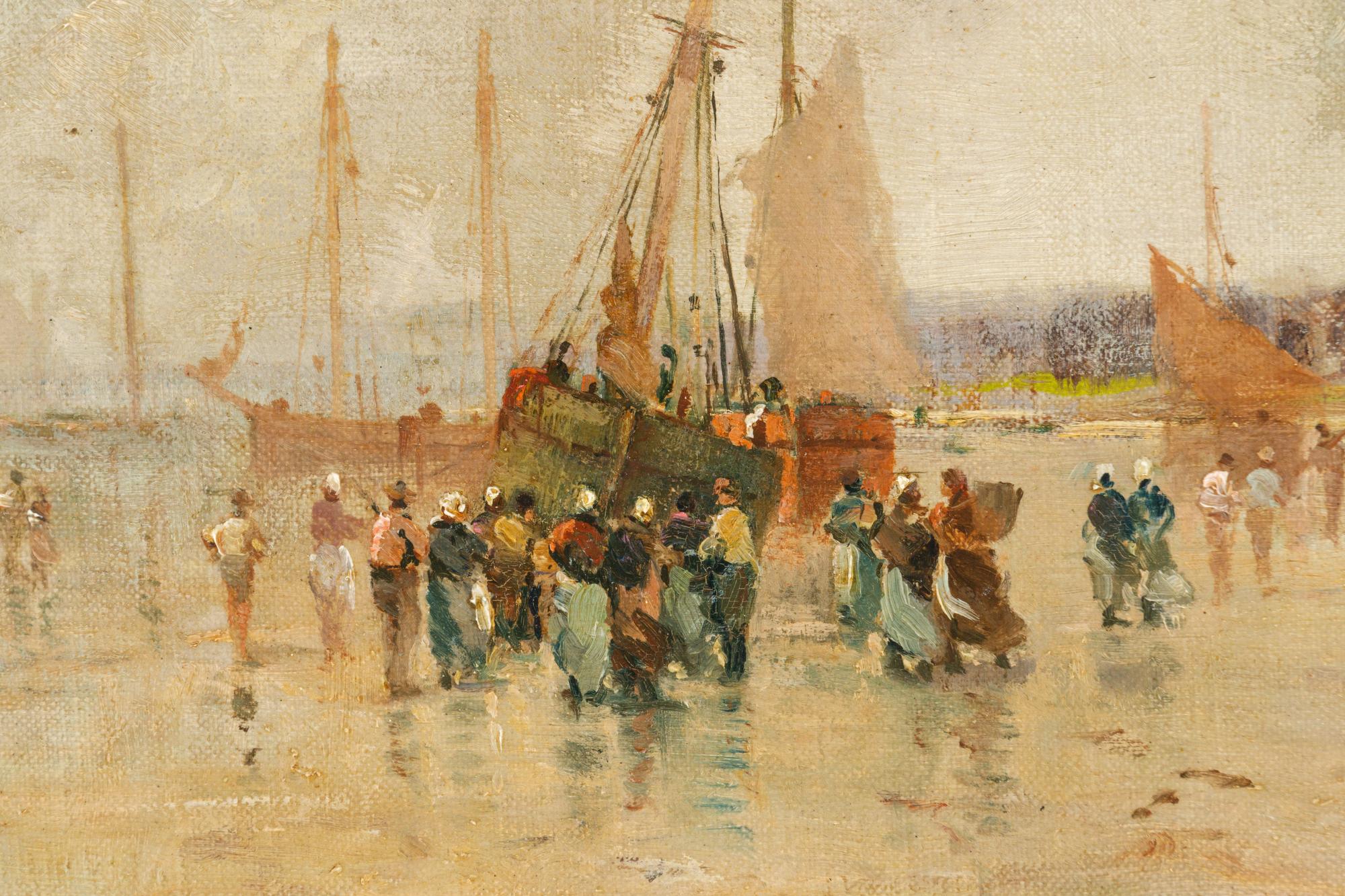 Figures on the Beach, Low Tide