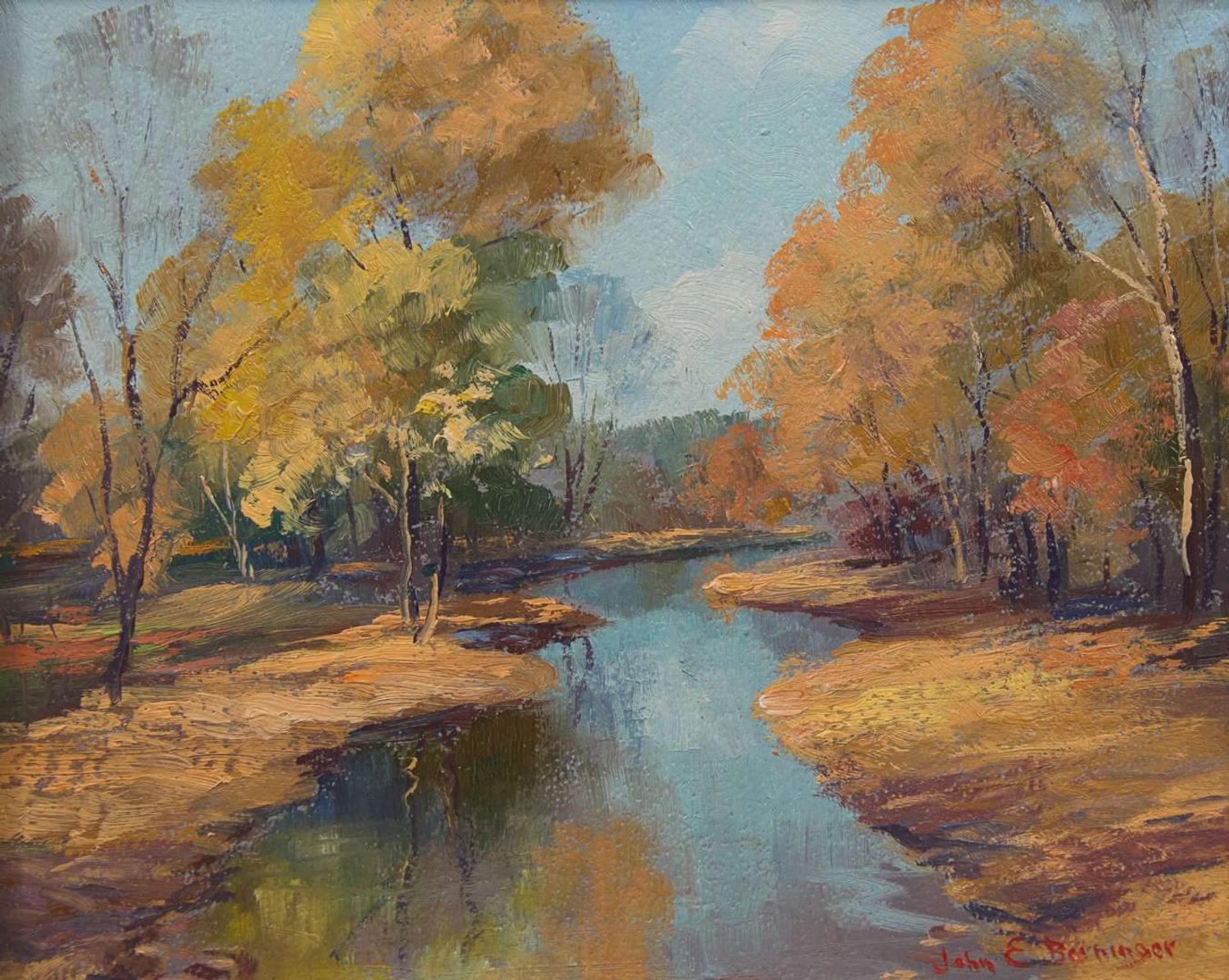 John E. Berninger (American, 1897–1981) - Riverscape