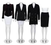 Four Designer Items: Two Chanel Jackets, One Chanel Skirt, and One Yves Saint Laurent Jacket