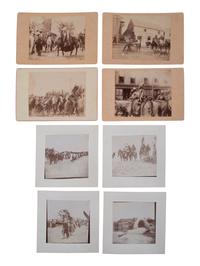 [NATIVE AMERICANS]. 31 photographs of Native American parades, ceremonies, & dwellings.