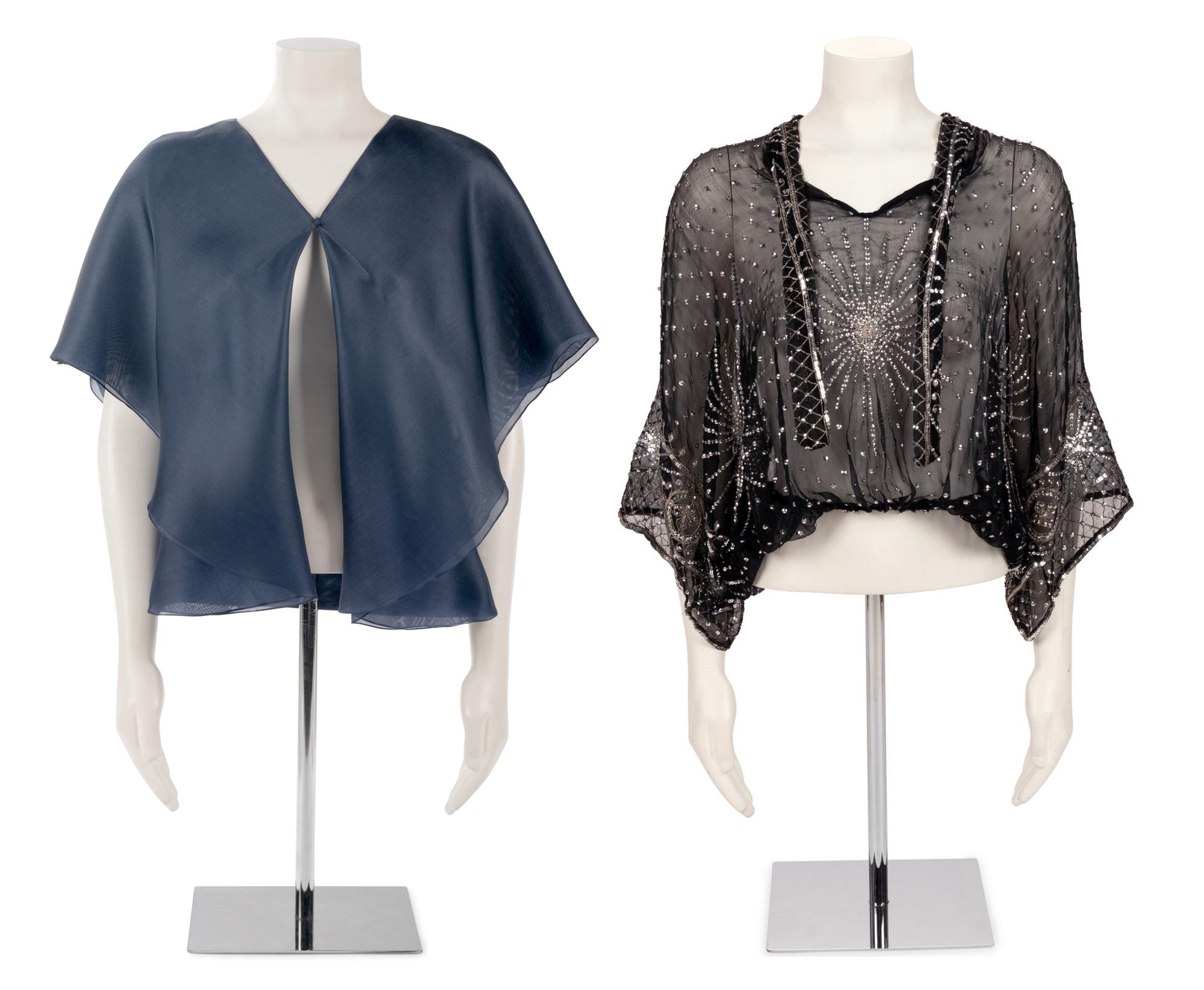 Two Unlabeled Tops: One Attributed to Christophe de Menil, One Unlabeled, 1960-80s
