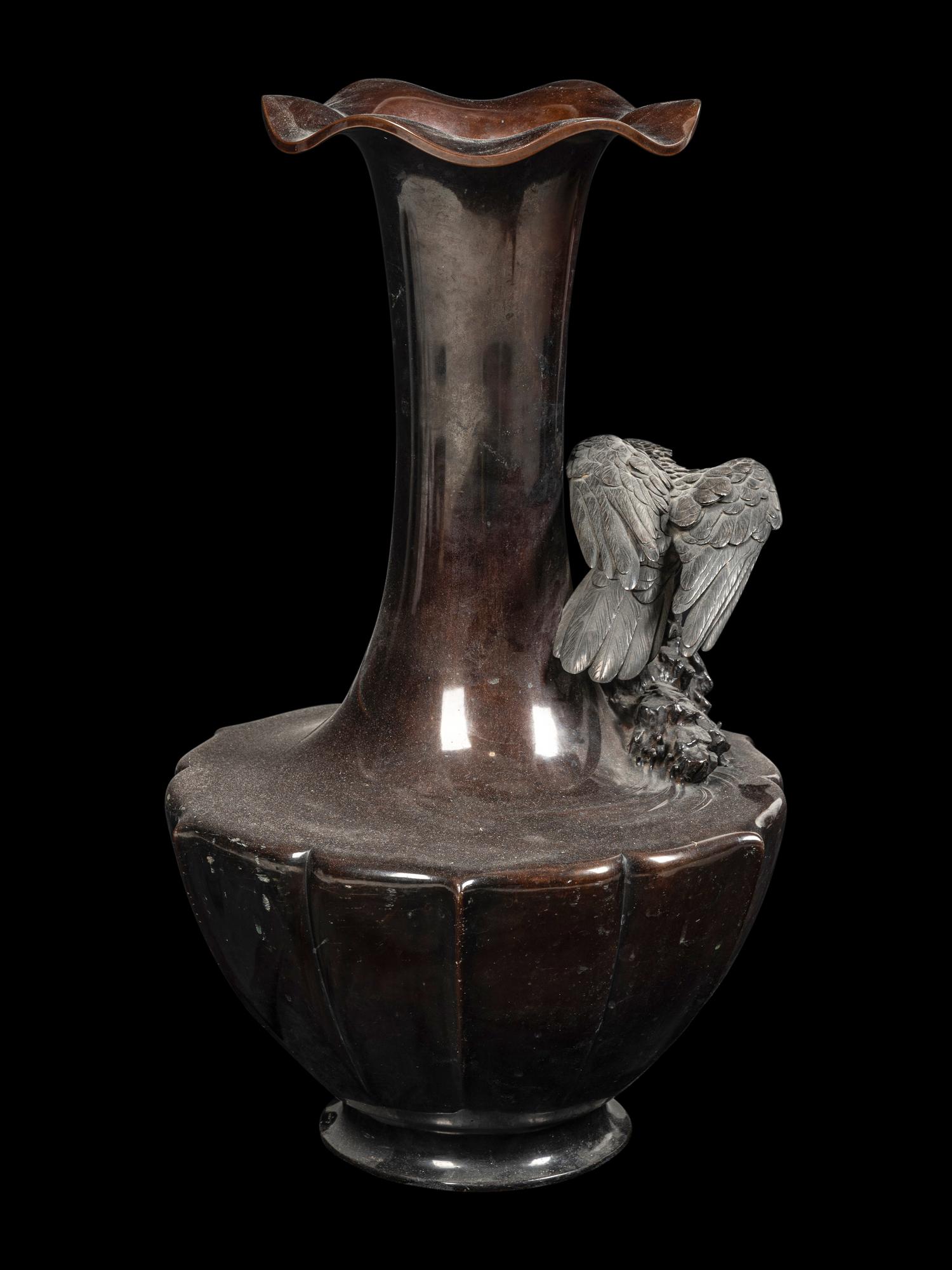 A Japanese Bronze Vase