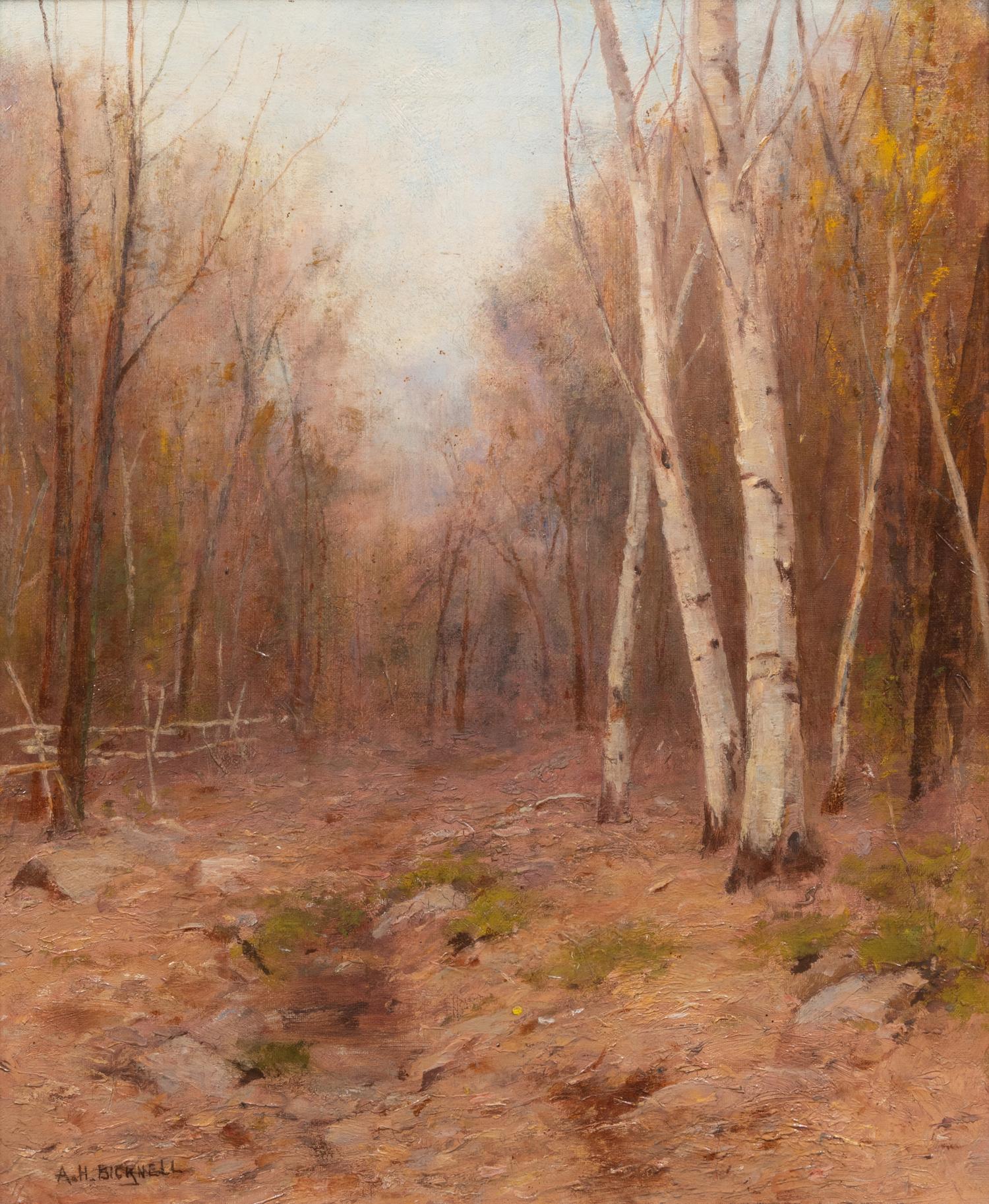 Landscape with White Birches