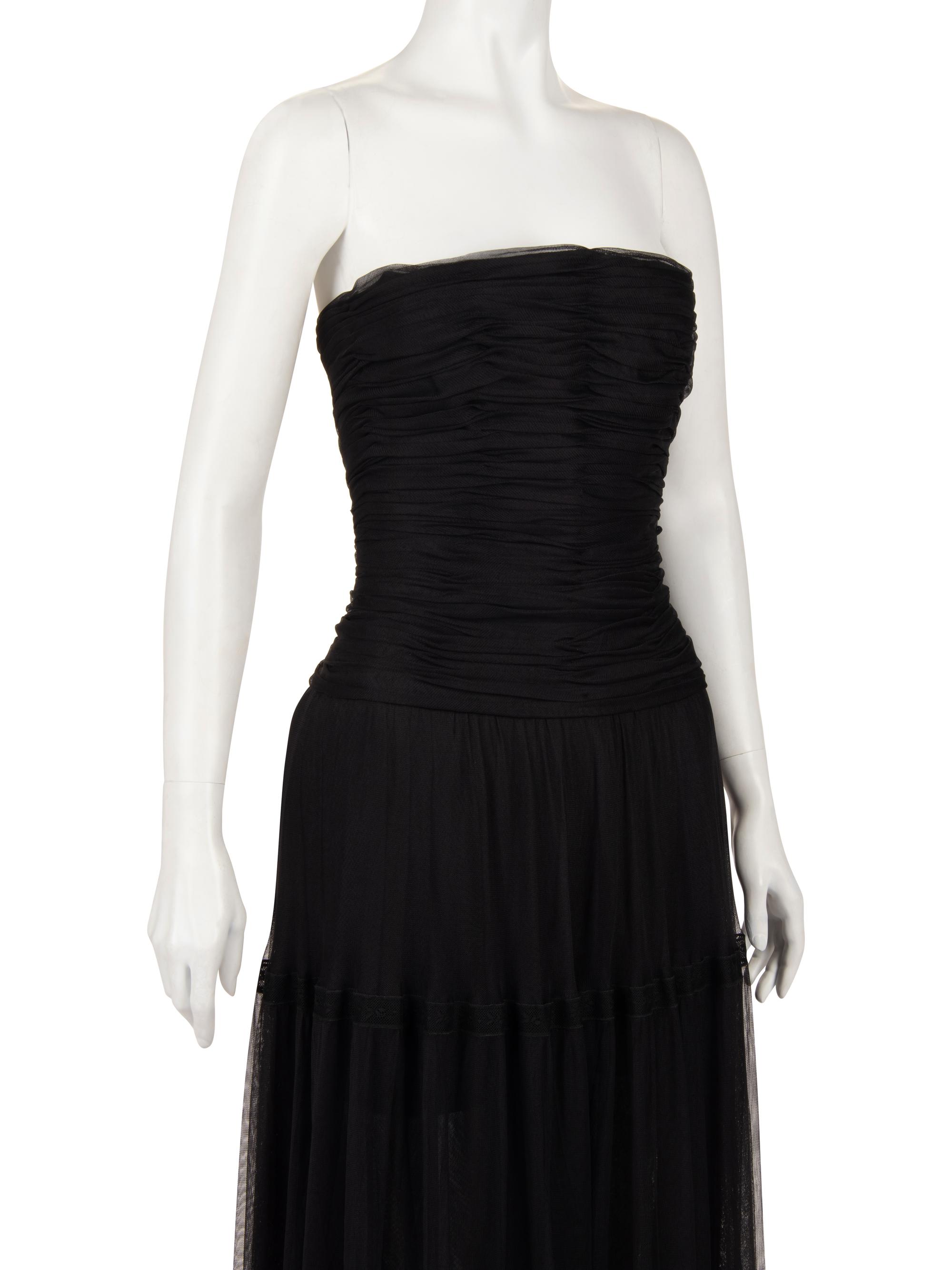 Chanel Net Strapless Dress, Fall 1991
