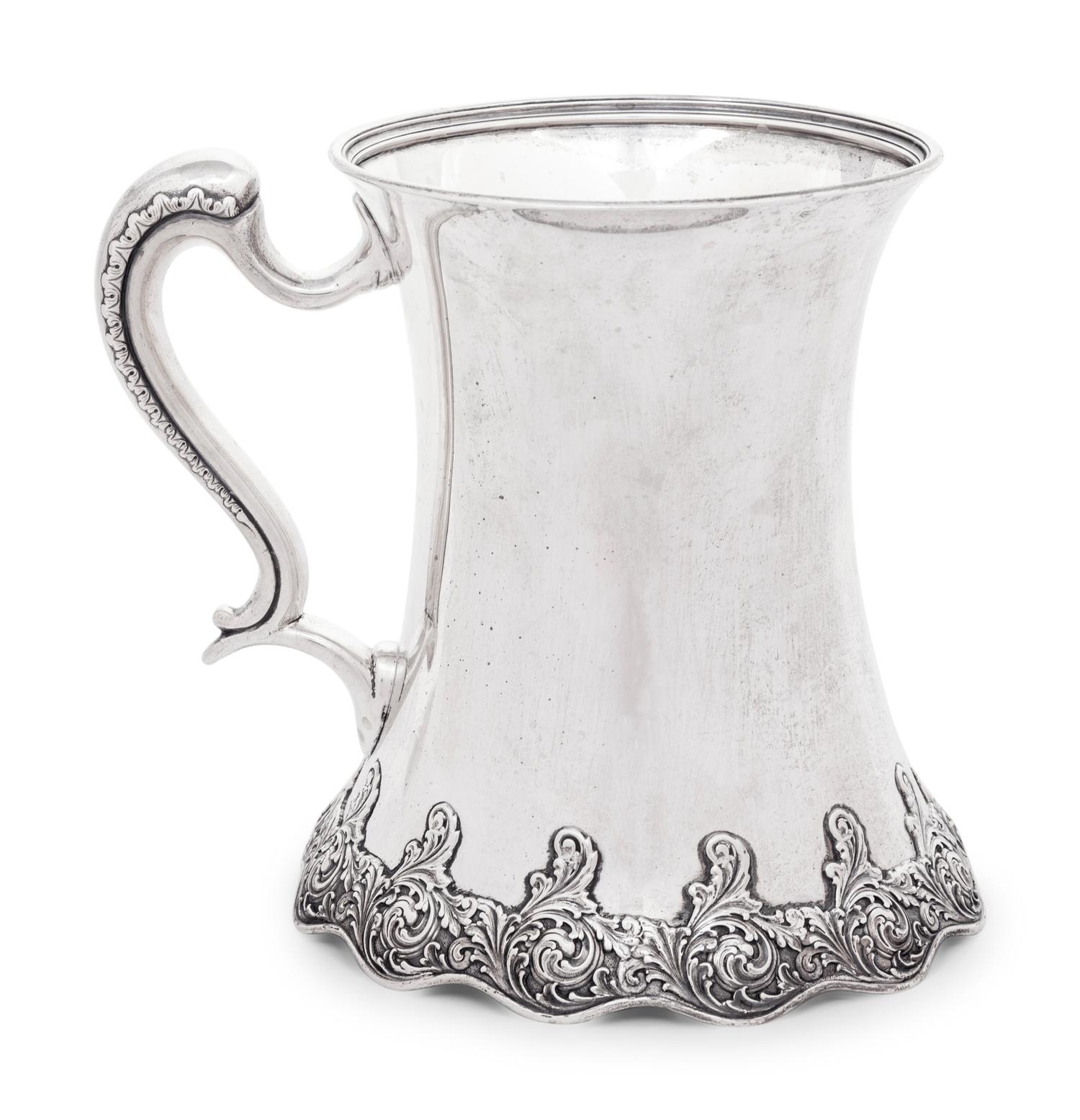 A Large Tiffany and Co. Silver Handled Cup