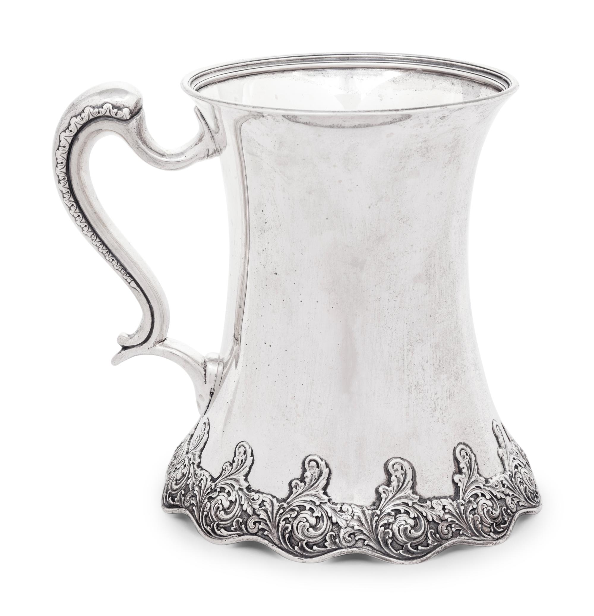 A Large Tiffany and Co. Silver Handled Cup
