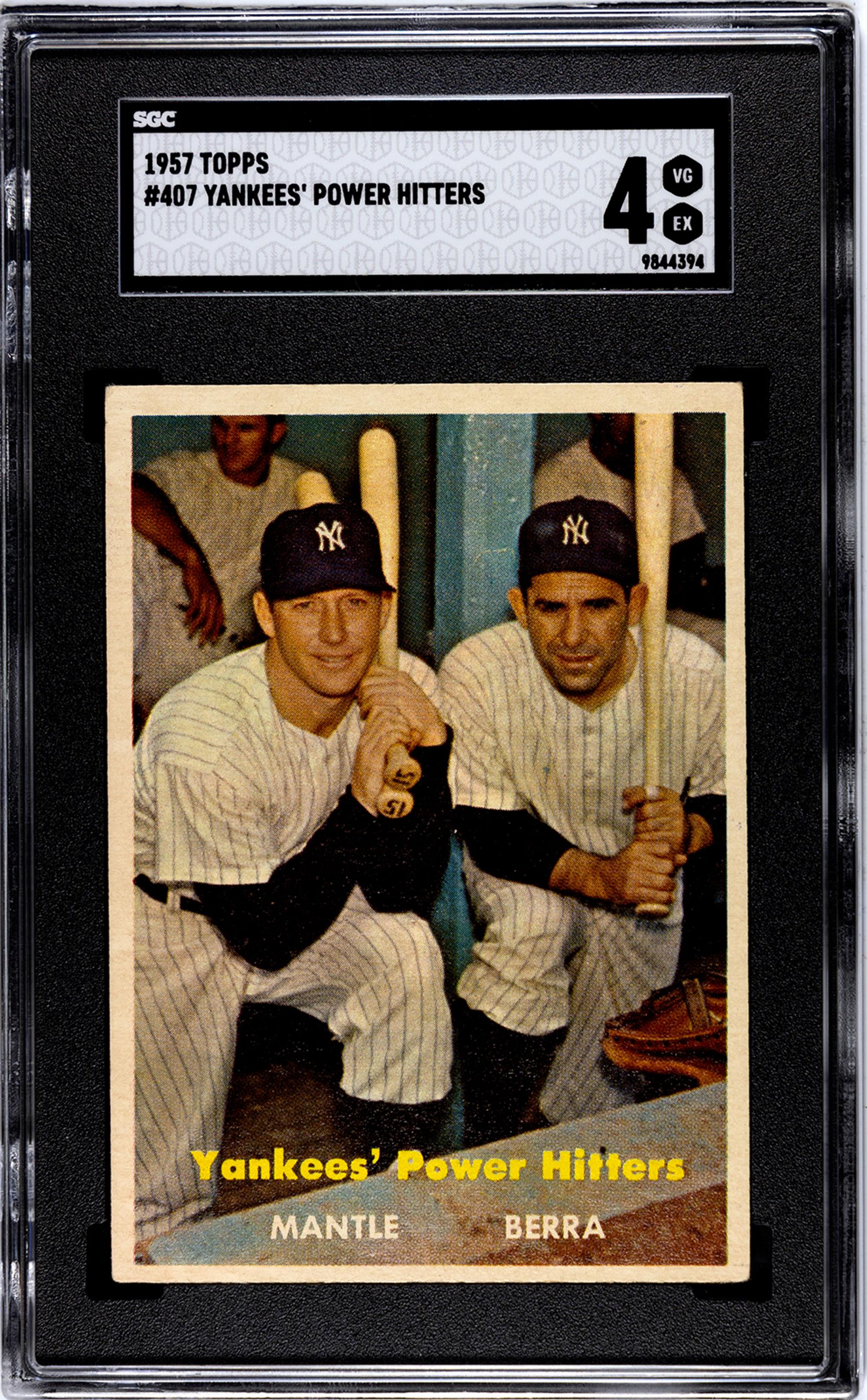 A Complete Set of 1957 Topps Baseball Cards Including SGC Graded Key Cards (407/407),