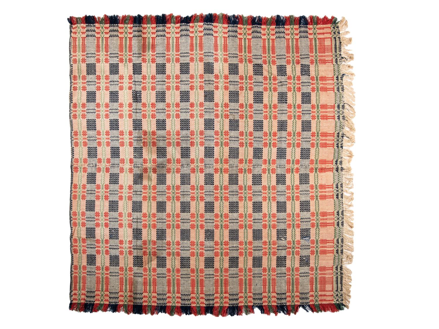 Three Jacquard Coverlets
