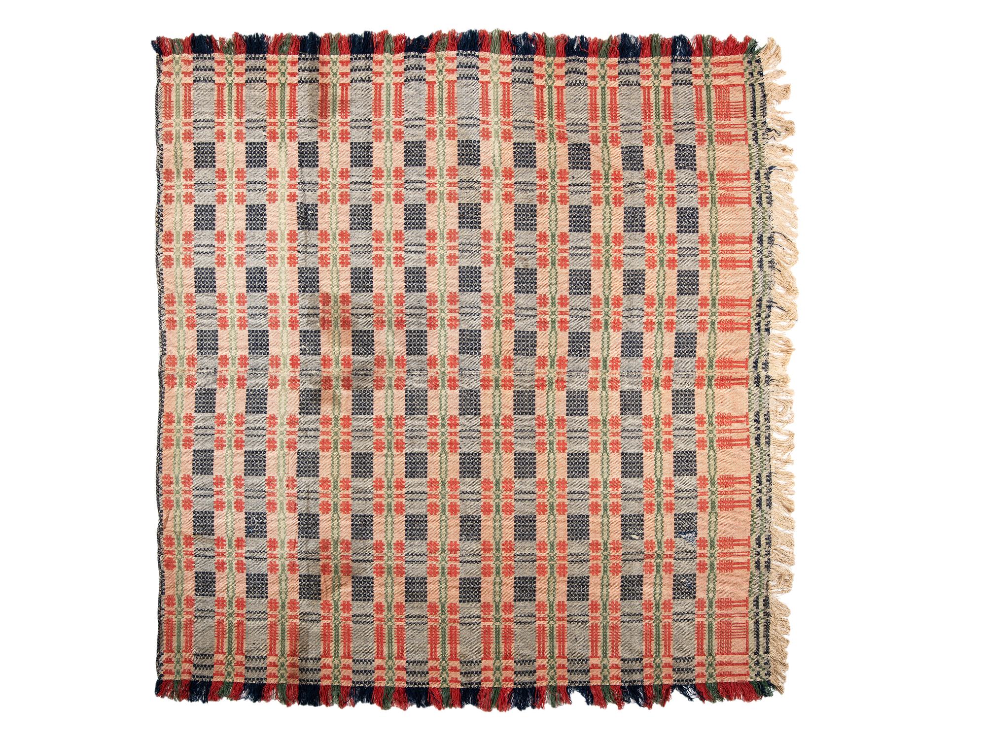 Three Jacquard Coverlets