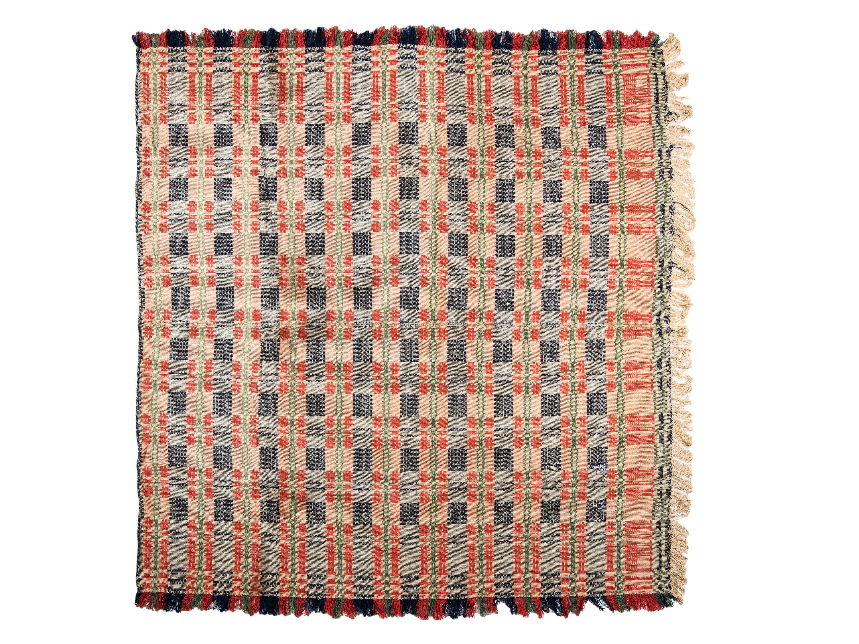 Three Jacquard Coverlets