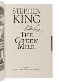 KING, Stephen (b. 1947). The Green Mile. New York: Scribner, 2000.