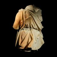 A Roman Style Marble Body of a Youth with Flowing Robe