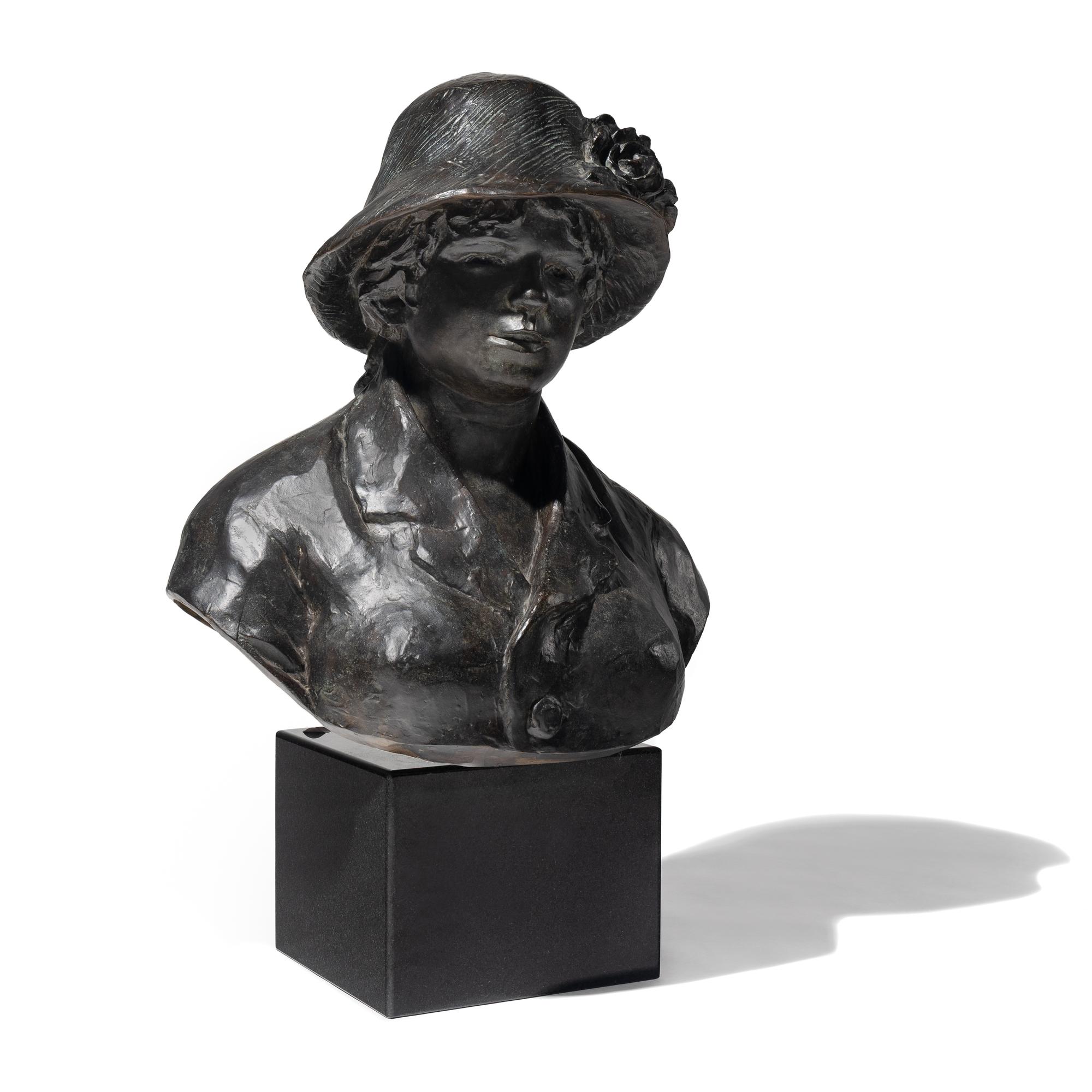 Pierre-Auguste Renoir | Richard Guino (French, 1841-1919) | (French, 1890-1973) — Buste de Madame Renoir , 1916