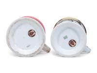 Two Musician's Porcelain Shaving Mugs