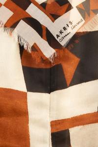 Two Designer Dresses and One Shawl: One Akris with Matching Shawl, One Calvin Klein