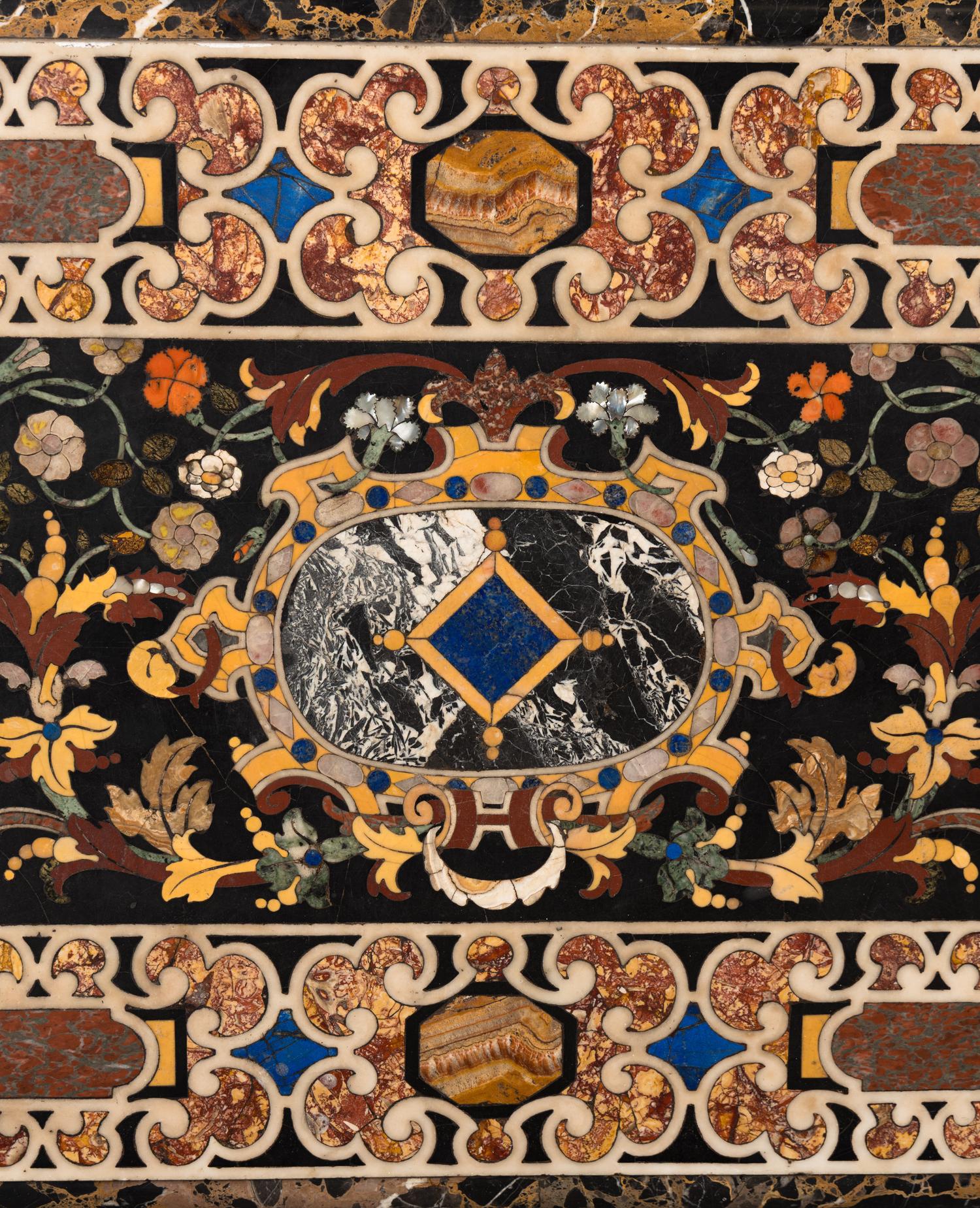 An Italian Baroque Pietra Dura Panel