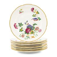 A Set of Twelve Wedgwood Cuckoo Porcelain Dinner Plates