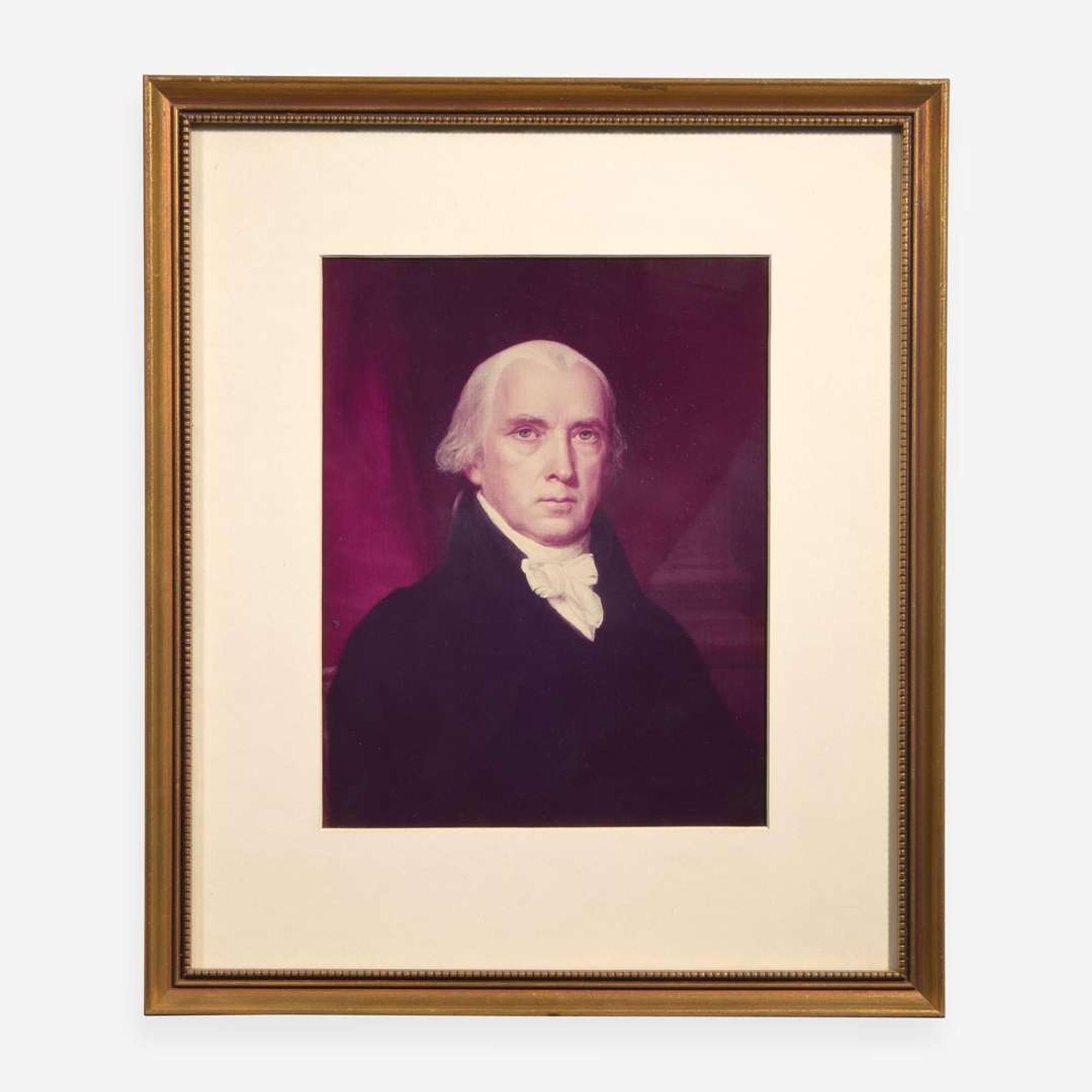 [Presidential] Jefferson, Thomas, and James Madison Partially-Printed Ship's Passport, signed