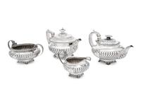 Four Georgian Silver Hollowware Articles