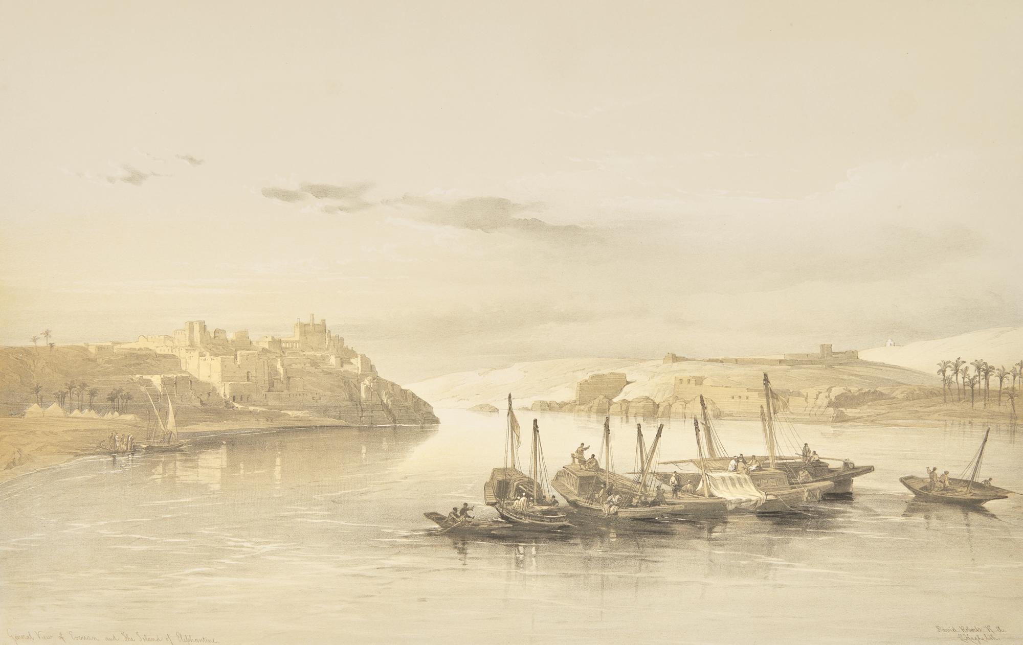[Prints] Roberts, David. Group of Eight Prints