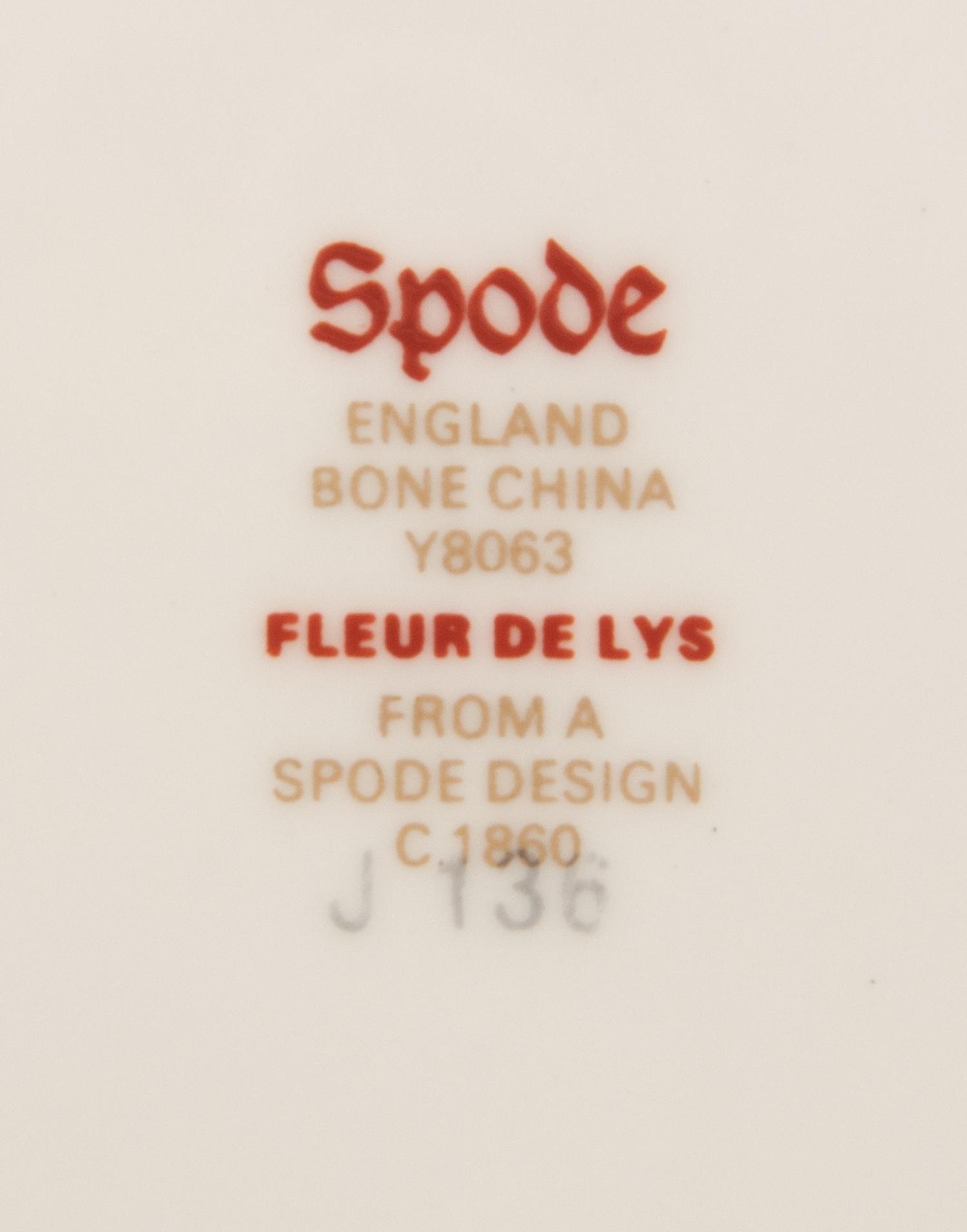 A Spode Porcelain Dinner Service